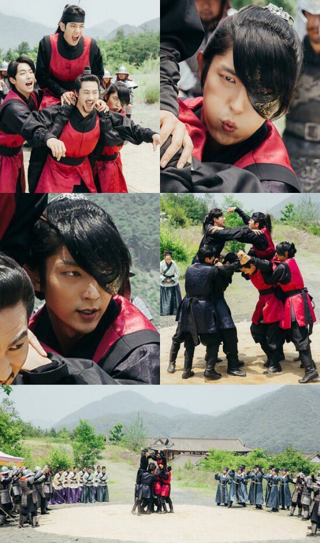 Baekhyun Girang Digendong Nam Joo Hyuk cs di 'Scarlet Heart'