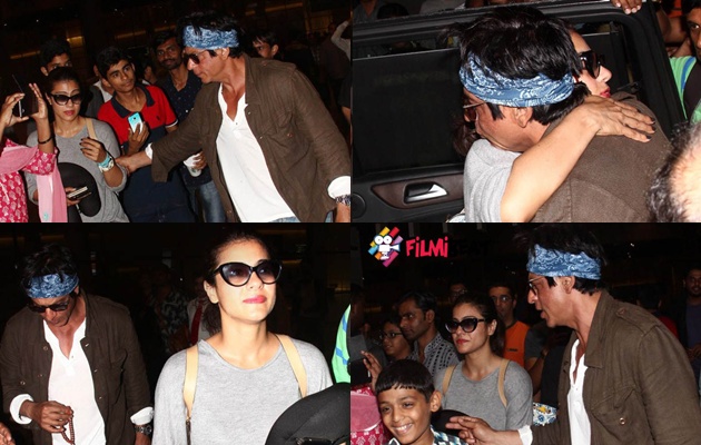 Kajol peluk shahrukh