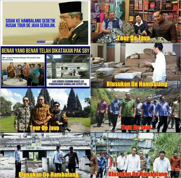 Sindir SBY Tour De Java-Jokowi Sidak Hambalang, Netter 