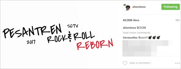 Aliando Promosi 'Pesantren & Rock N Roll'