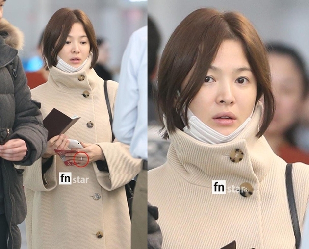 Song Hye Kyo Tampil Natural di Bandara Menuju Beijing