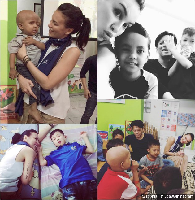 Sophia-Ariel Hibur Anak Penderita Kanker