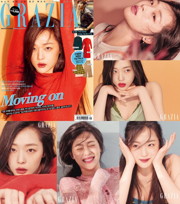 Pose Imut Hingga Umbar Belahan Dada, Begini Gaya Sulli di Pemotretan Terbaru