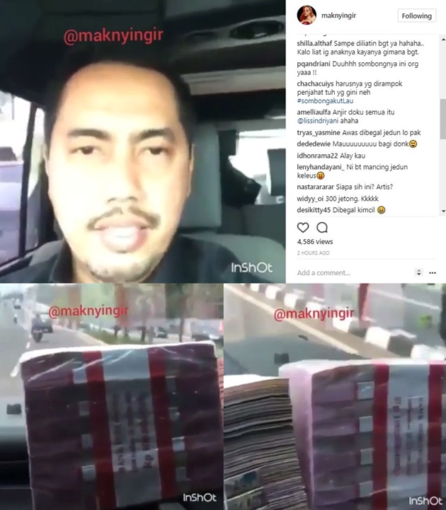 Sultan Kalijaga Pamer Bergepok Gepok Uang Netter Awas Dibegal Jennifer Dunn<script async src=