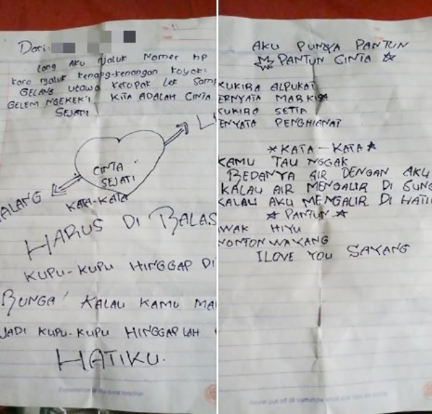 Netter Heboh Komentari Surat Cinta Lebay Anak Kelas 3 Sd