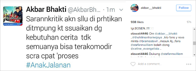 Fans Stefan William Minta Celine Gabung 'Anak Jalanan'