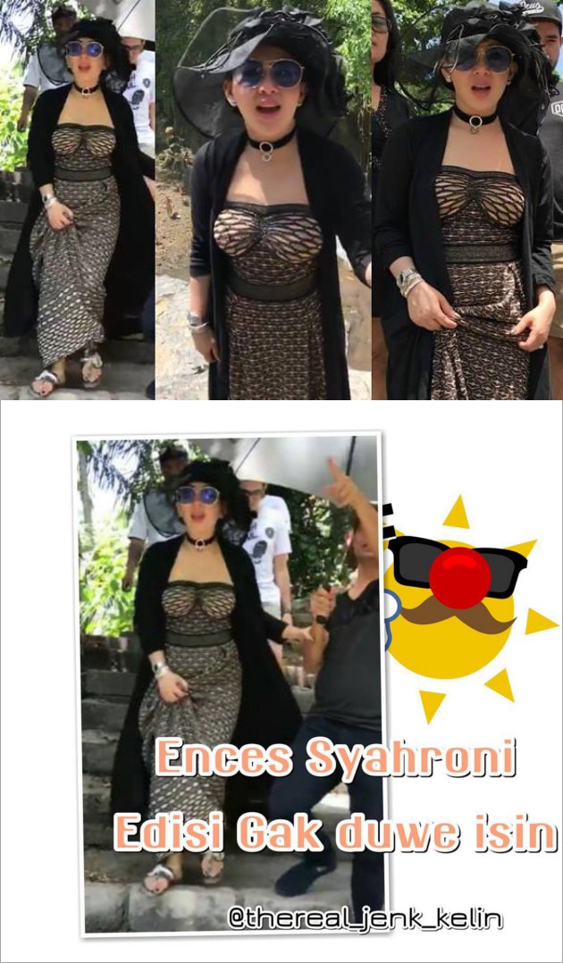 Dress Syahrini Pamer Bentuk Dada 'Melorot', Karma 