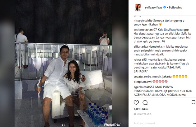 Syifa Pamer Foto Mesra Bareng Pria Ganteng