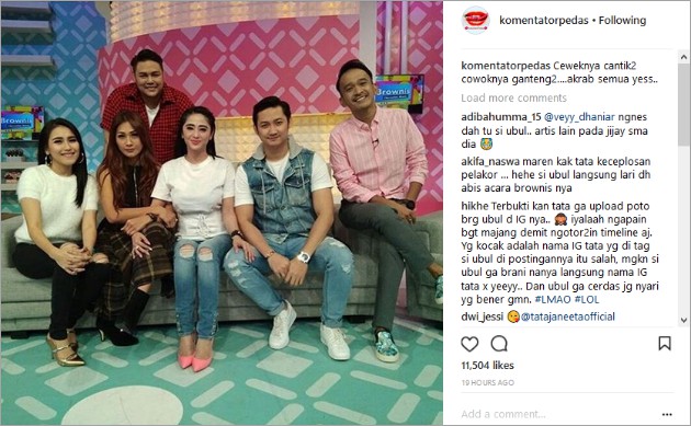 Tata vs Ayu Ting Ting