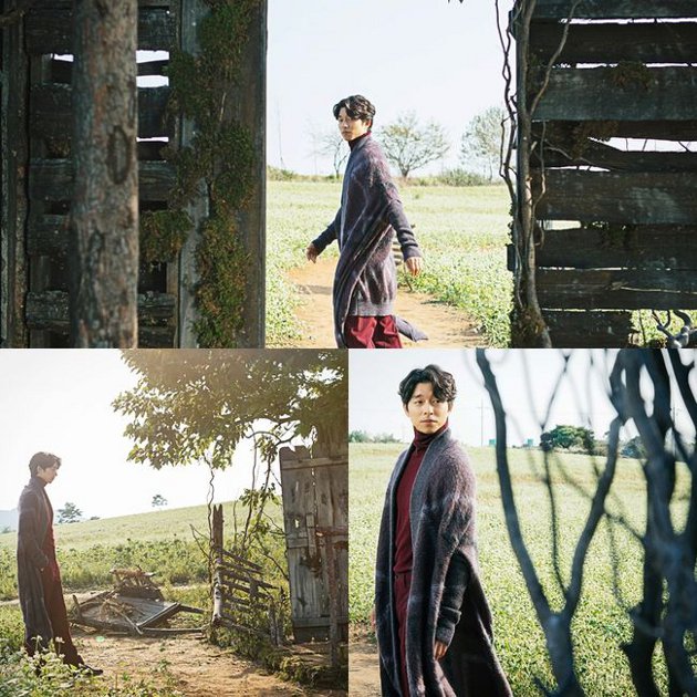 Tampil Keren di Foto Adegan 'Goblin', Gong Yoo Malah Tampak Kesepian