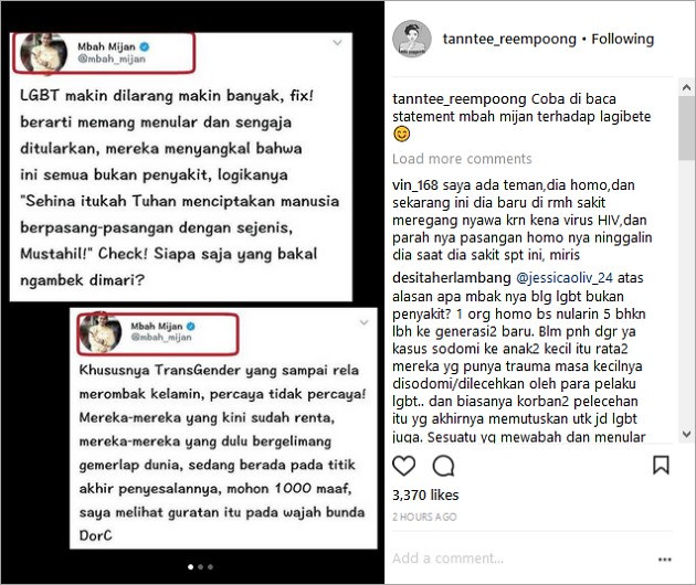 Tulis Tweet Soal LGBT, Mbah Mijan Ungkap Artis Senior ini Tulis Tweet Soal LGBT, Mbah Mijan Ungkap Artis Senior ini
