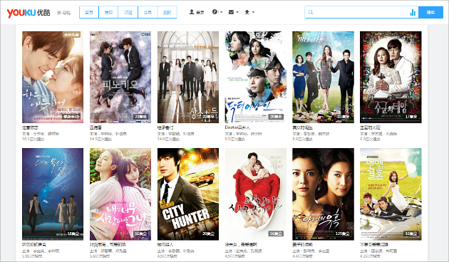 Jumlah View K-Drama di Youku