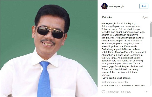 Ungkapan Duka Cita Putra Eddy Silitonga Ini Sukses Bikin Ungkapan Duka Cita Putra Eddy Silitonga Ini Sukses Bikin