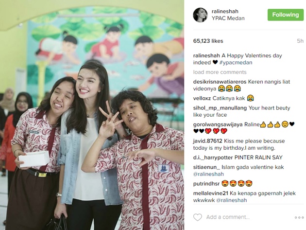 Lakukan Ini Saat Valentine, Raline Shah Dipuji Cantik Luar Dalam