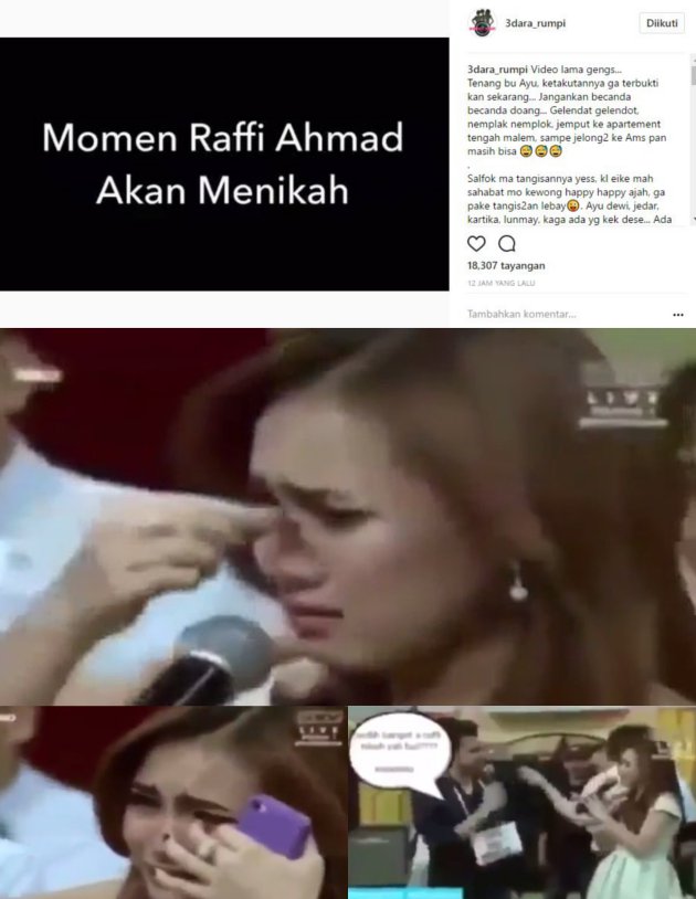 Video ayu ting ting dan raffi ahmad menikah