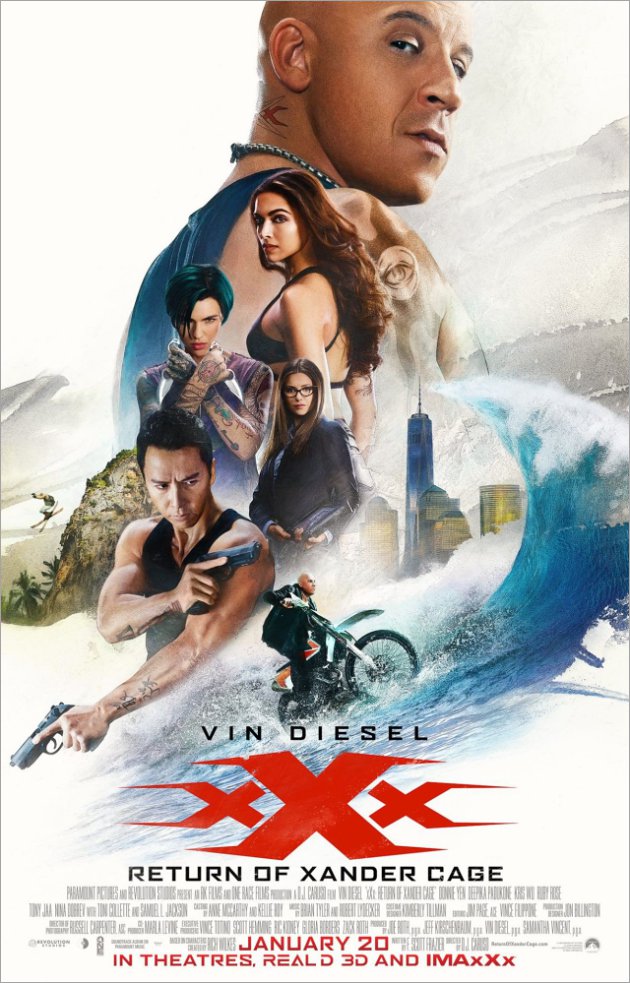 Poster XXX: Return of Xander Cage