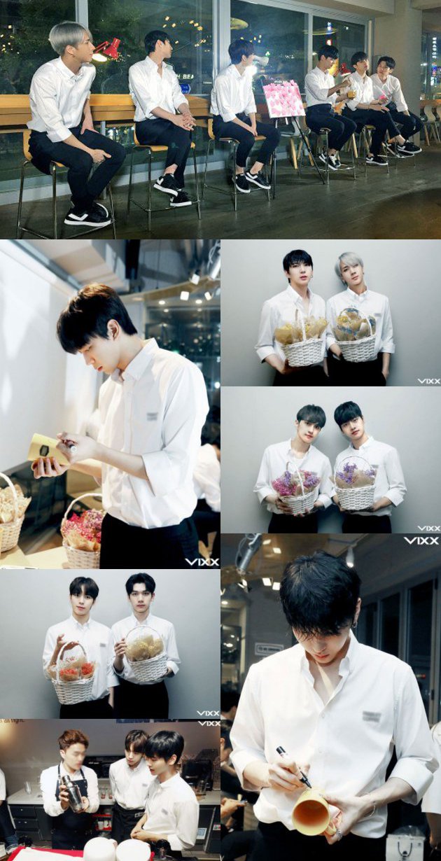 Tak Biasa, VIXX Gelar Jumpa Fans Ala Barista Kece