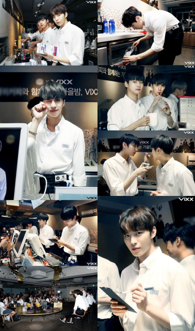 Tak Biasa, VIXX Gelar Jumpa Fans Ala Barista Kece