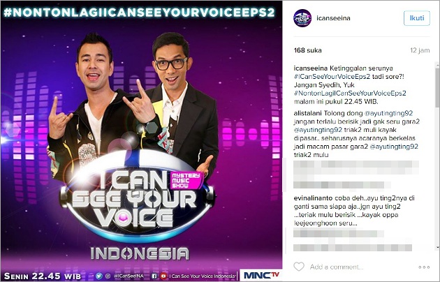 Ayu Ting Ting I Can See Your Voice