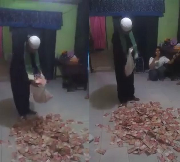 pria gandakan uang