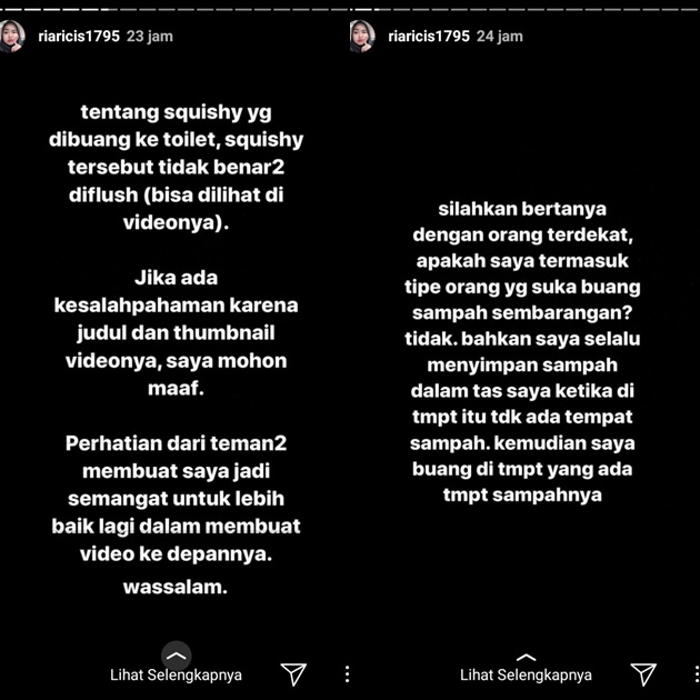 Klarifikasi Ria Ricis soal Buang Squishy, Kaki Istri Joe Taslim Bikin 'Merinding' - Topik Pagi