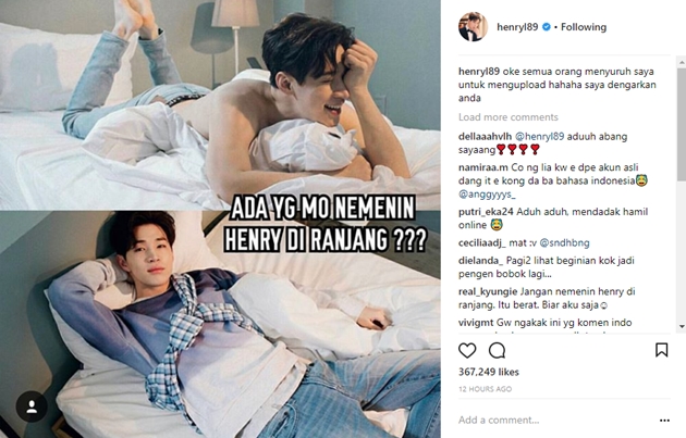 Henry Bikin Ngakak Pamer Bahasa Indonesia dan Unggah Foto Ini