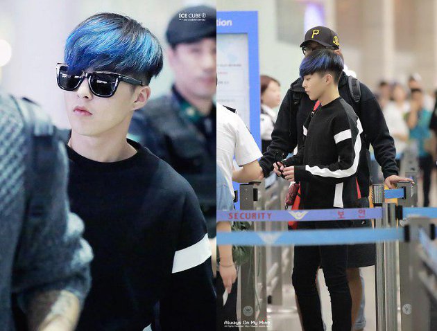 Warnai Rambut  Jadi Biru Fans Galau Xiumin  EXO  Makin 