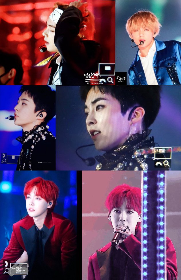 Xiumin, V, Kim Jin Woo