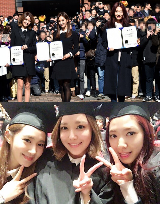 Wisuda Bareng Park Shin Hye Dan Yuri Sooyoung Snsd Pamer Keakraban Wisuda Bareng Park Shin Hye Dan Yuri Sooyoung Snsd Pamer Keakraban