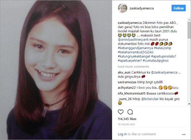 Pamer Foto Tanpa Hijab, Zaskia Adya Mecca Banjir Protes Netter