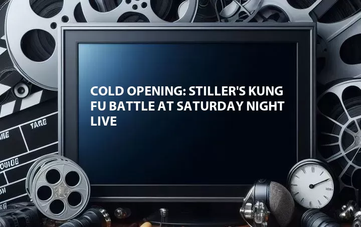 Cold Opening: Stiller's Kung Fu Battle at Saturday Night Live